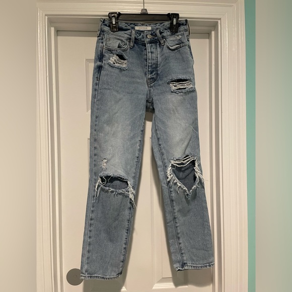 Pacsun Mom Jeans with holes. Women's size 23. - Picture 1 of 3